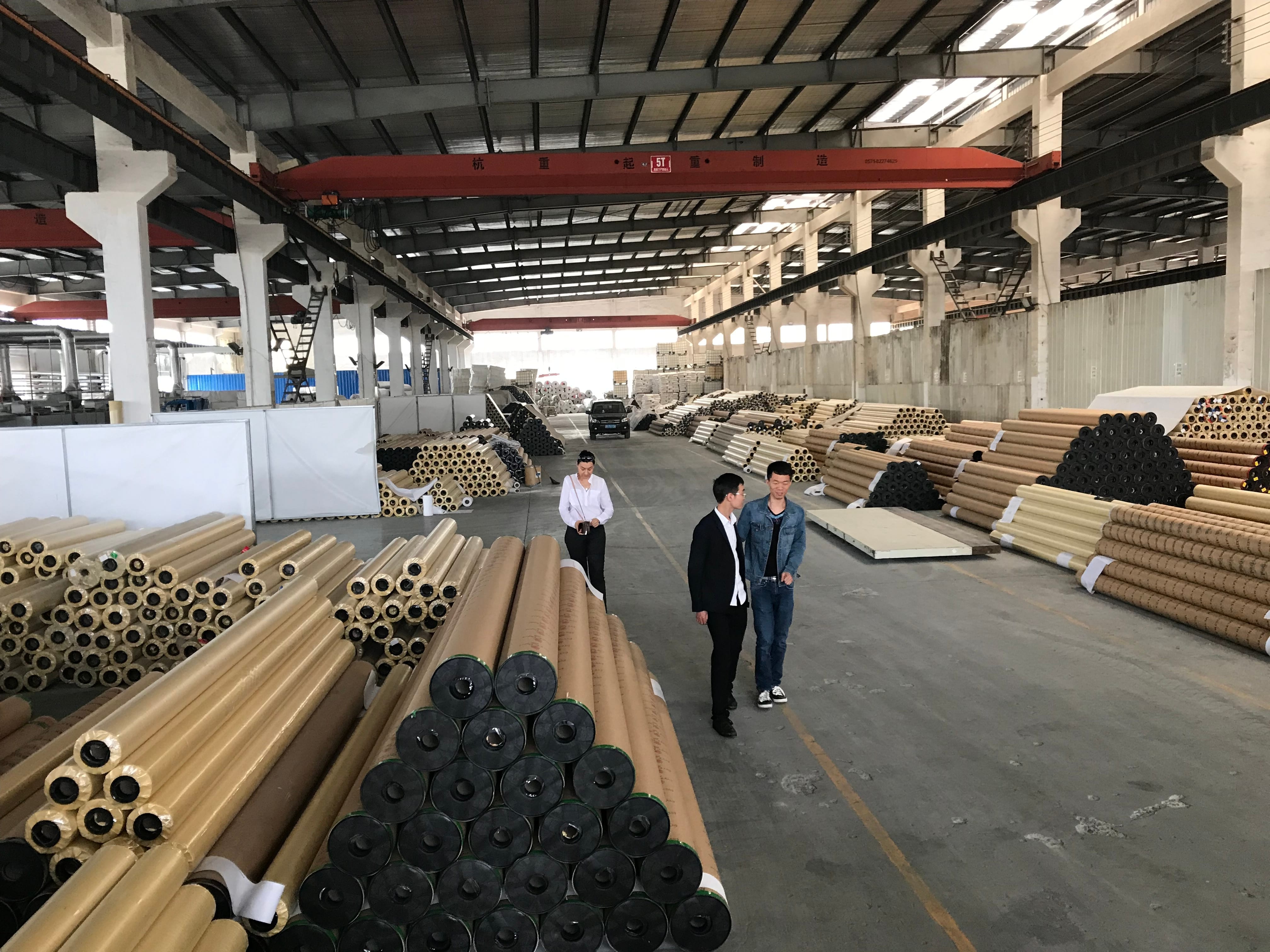 Inside a partner factory in China that produces materials for Insane Signs & Print